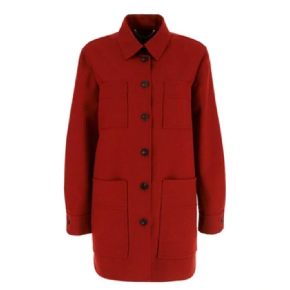 Salvatore Ferragamo Wool Button Down Shirt